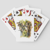 Italiaanse wijngaard speelkaarten (Achterkant)