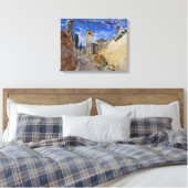 Italiaanse Wijngaard Walkway in Lucca Canvas Afdruk (Insitu (Slaapkamer))