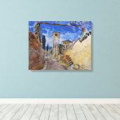 Italiaanse Wijngaard Walkway in Lucca Canvas Afdruk (Insitu (Houten vloer))