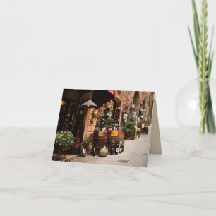 Italiaanse wijnwinkel in Montepulciano, Toscane Kaart