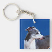 Italiaanse Windhond AL Sleutelhanger (Voorkant)