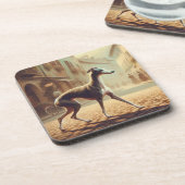 Italiaanse Windhond Bier Onderzetter (Linkerzijde)