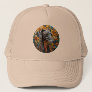 Italiaanse Windhond hond Gebrandschilderde Kunst Trucker Pet