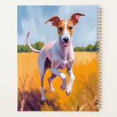 Italiaanse Windhond Hond Schilderen Huisdier Planner (Achterkant)
