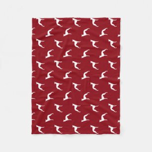 Italiaanse Windhond Honden Silhouetten Patroon Roo Fleece Deken