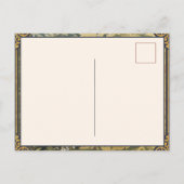 Italiaanse windhond in een pre-Raphaelite tuin Briefkaart (Achterkant)