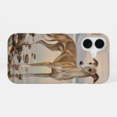 Italiaanse Windhond iPhone 16 Hoesje (Achterkant horizontaal)