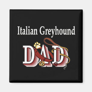 Italiaanse windhond papa magneet