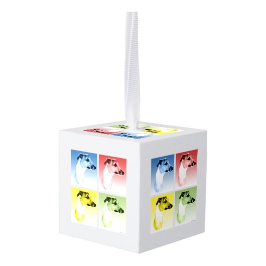 Italiaanse windhond Popart Decoratie (Achter hoekig)