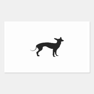 Italiaanse Windhond Rechthoekige Sticker