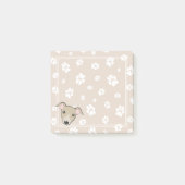Italiaanse Windhond Schattigee cartoon Paw prints Post-it® Notes (Voorkant)