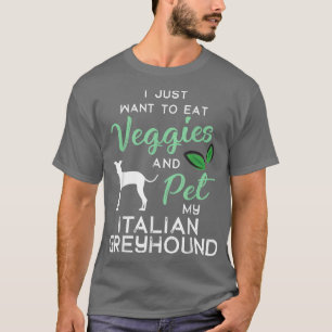 Italiaanse Windhond Sigarenroker eigenaar Kerstmis T-shirt