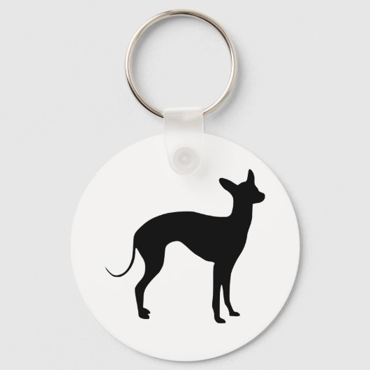 Italiaanse Windhond Sleutelhanger (Voorkant)