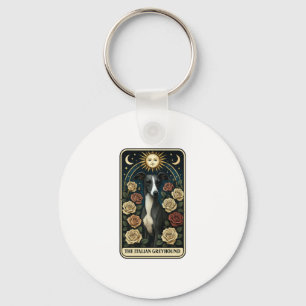 Italiaanse windhond sleutelhanger