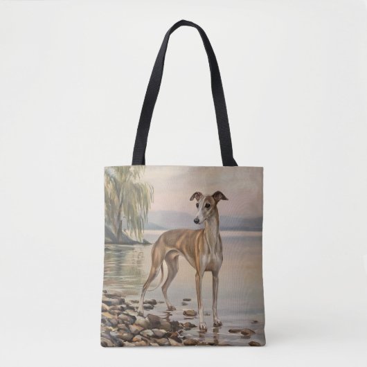 Italiaanse Windhond Tote Bag (Voorkant)