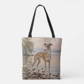 Italiaanse Windhond Tote Bag (Achterkant)