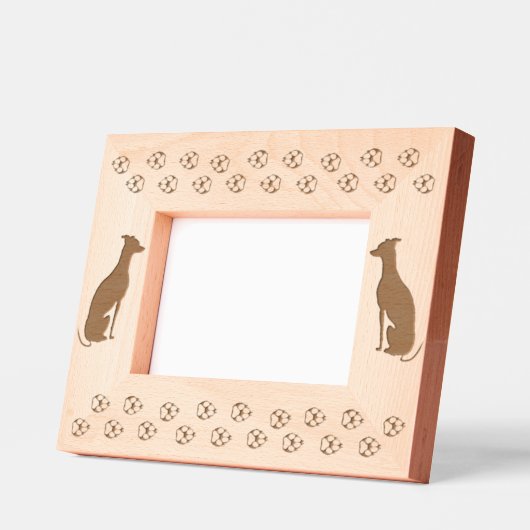 Italiaanse windhond/Whippet Gegraveerde Lijstjes (Links)