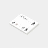 Italiaanse windhonden Schattigee honden Post-it® Notes (Schuin)