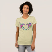 Italiaanse Windhonden Tropisch T-shirt (Voorkant volledig)