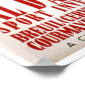 Italiaanse wintersportski's en Poster (Hoek)