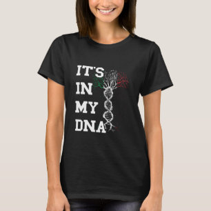 Italiaanse wortels Het zit in mijn DNA-boom Italia T-shirt