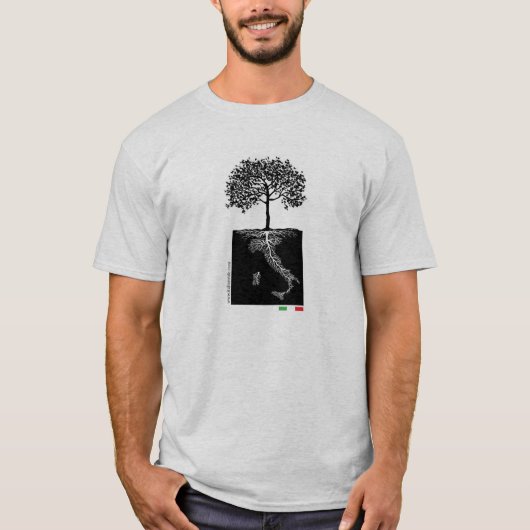 Italiaanse wortels t-shirt (Voorkant)