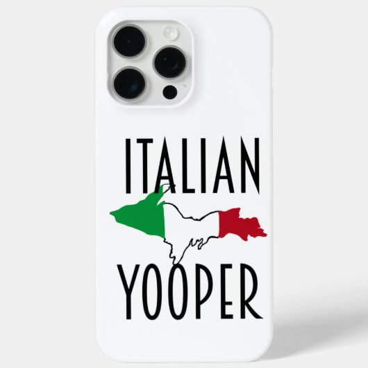 Italiaanse Yooper iPhone hoesje (Achterkant)