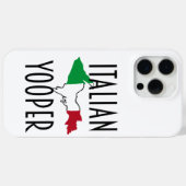 Italiaanse Yooper iPhone hoesje (Achterkant (horizontaal))