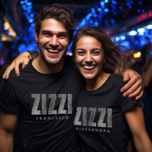 Italiaanse Zizzi Bling voor Italiaanse tantes en o T-shirt