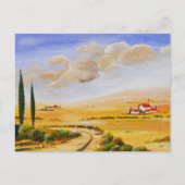 Italiaanse zomer briefkaart (Voorkant)