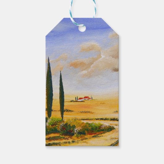 Italiaanse zomer cadeaulabel (Voorkant)
