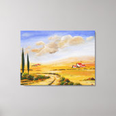 Italiaanse zomer canvas afdruk (Voorkant)