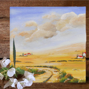 Italiaanse zomer glazen onderzetter