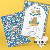 Italiaanse zomer twee zoete limonade picknick verj kaart