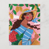 Italiaanse zomervakantie briefkaart (Voorkant)