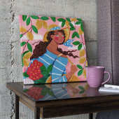 Italiaanse zomervakantie canvas afdruk