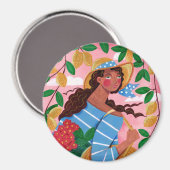 Italiaanse zomervakantie magneet (Voorkant / Achterkant)