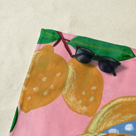 Italiaanse zomervakantie strandlaken (In situ)