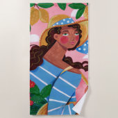 Italiaanse zomervakantie strandlaken (Voorkant)