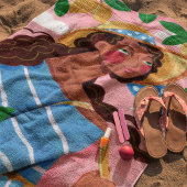 Italiaanse zomervakantie strandlaken