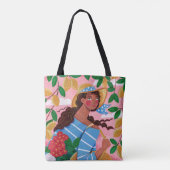 Italiaanse zomervakantie tote bag (Achterkant)