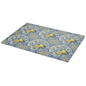 Italian Amalfi blue white tiles lemons Snijplank (Hoek)