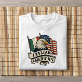 Italian American Eagle Shirt | patriottisch erfgoe