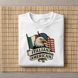 Italian American Eagle Shirt | patriottisch erfgoe