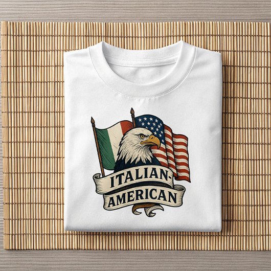 Italian American Eagle Shirt | patriottisch erfgoe