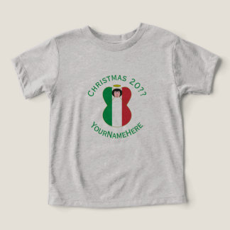 Italian Angel Christmas Flag Personalized Women's 
