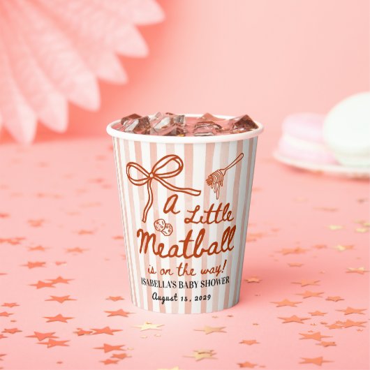 Italian Baby Shower Theme Papieren Bekers (Insitu)