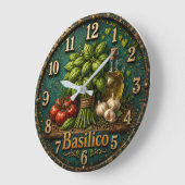 Italian Basil Kitchen Rustic Farmhouse Grote Klok (Hoek)