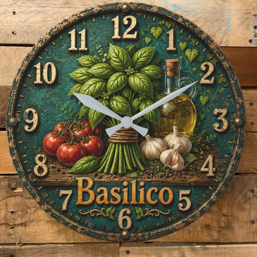 Italian Basil Kitchen Rustic Farmhouse Grote Klok