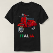 Italian Biker Bike Rider Motorcycle Love Italy Sco T-shirt (Design voorkant)